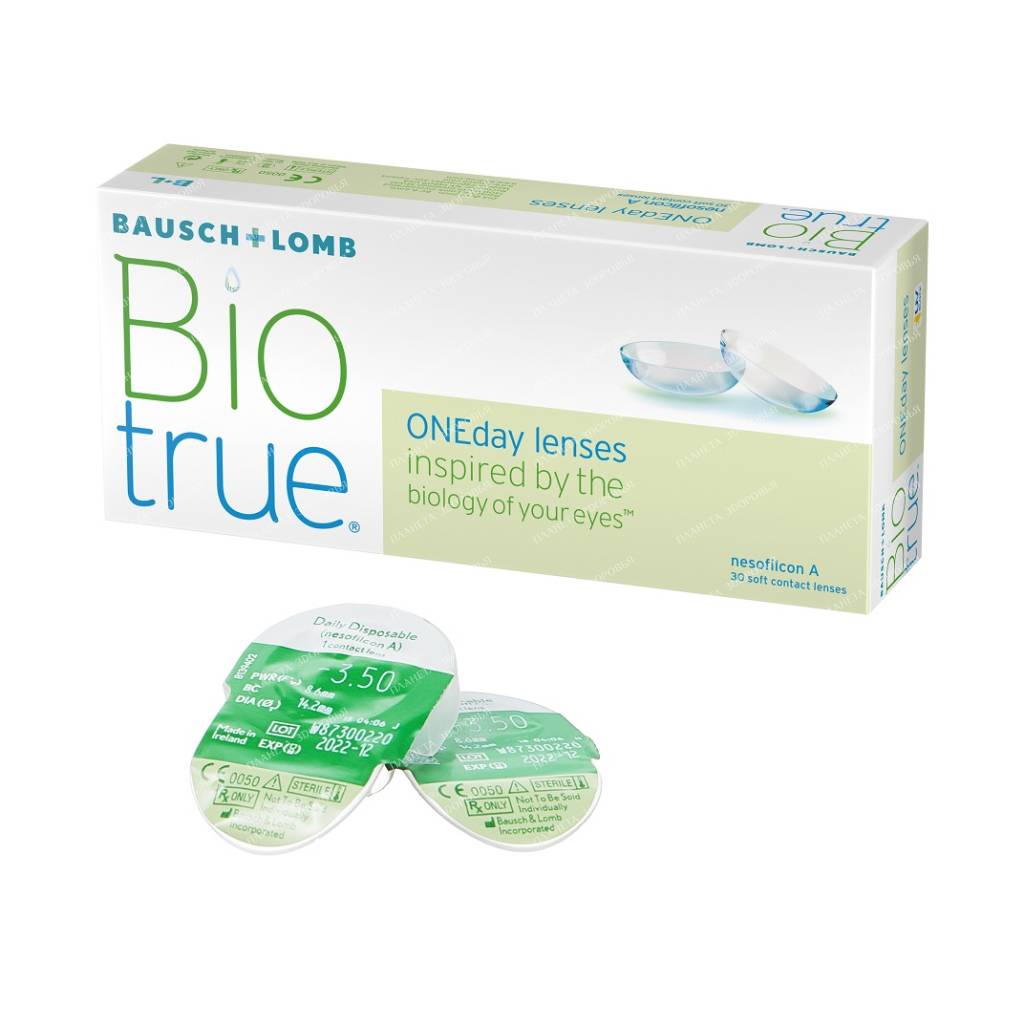 Soft contact lenses Biotrue ONEday (nesofilcon A) -0.50