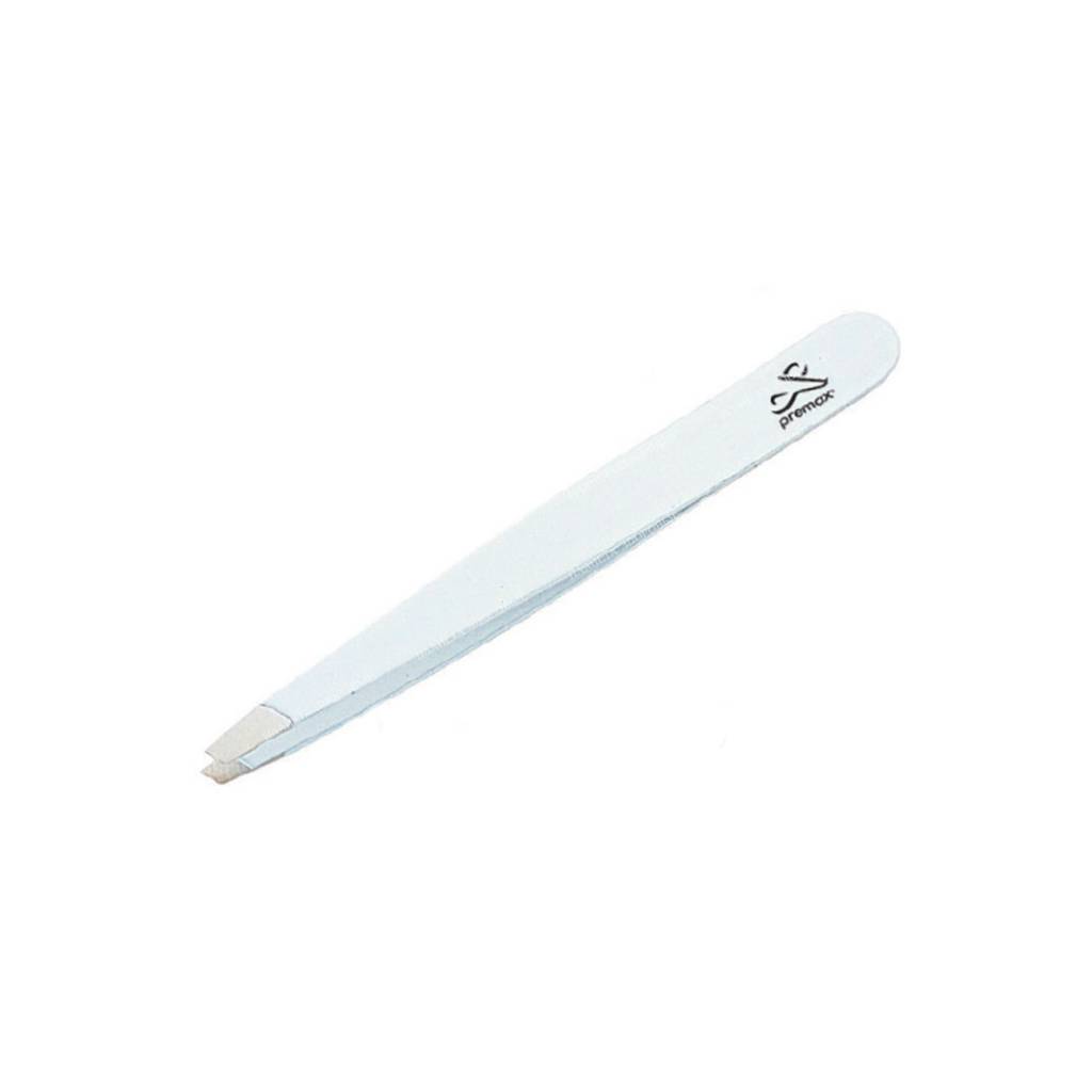 Optima Line Aqua Collection Eyebrow tweezers with beveled tips black 9 cm/3.5''