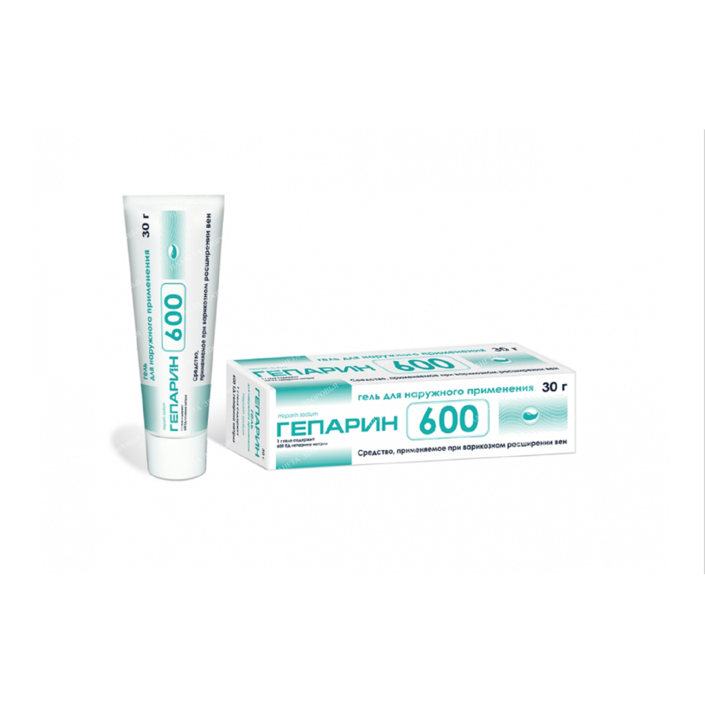 Heparin gel 600m/g 30g №1