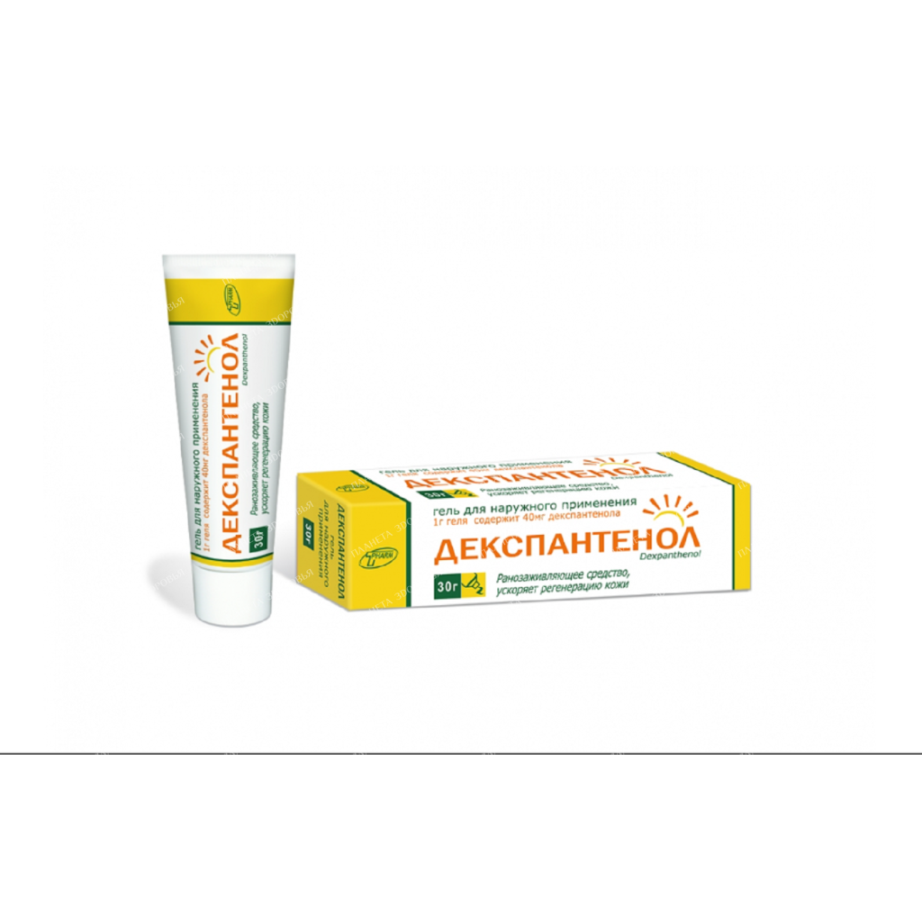 Dexpanthenol gel for external use 40mg/1g 30g №1