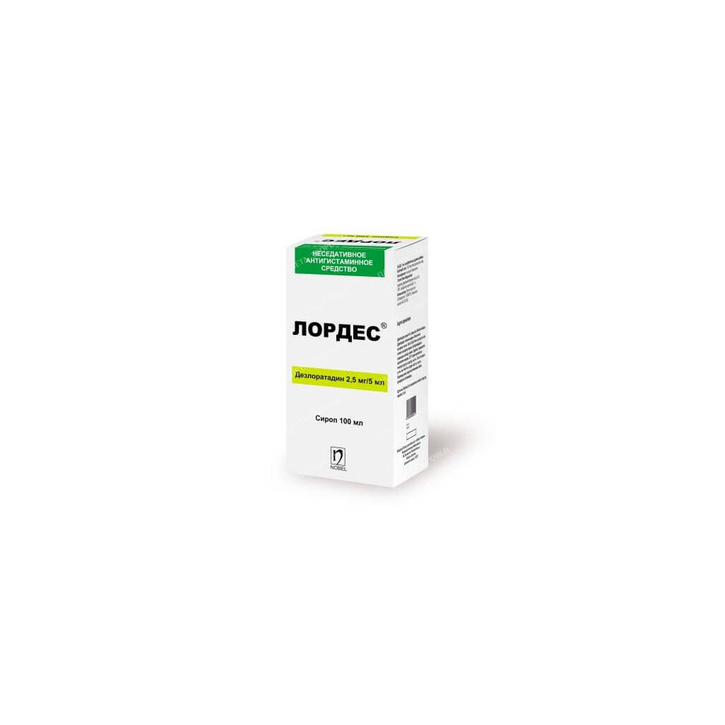 Lordes syrup 2.5mg/5ml 150ml №1