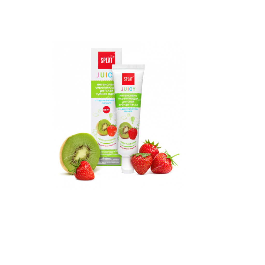 SPLAT Children's strengthening toothpaste with hydroxyapatite Juicy series KIWI-STRAWBERRY/Kiwi-Strawberry 35 ml