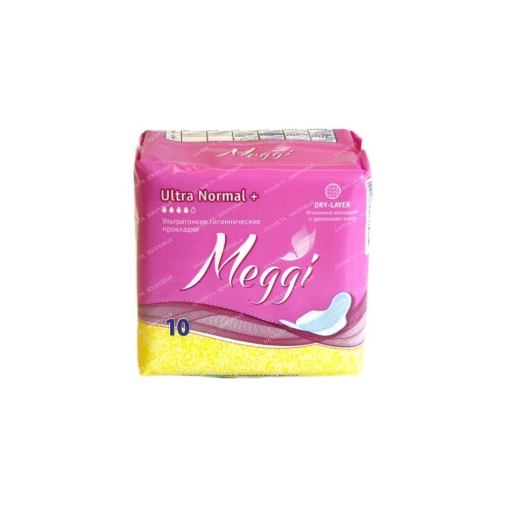 Sanitary pads for critical days MEGGI Ultra Normal + (Art.MEG 531)