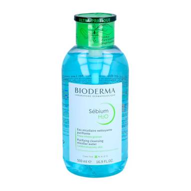 Bioderma Sebium H2O Micellar Water with Pump, 500ml