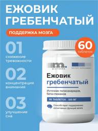 MIXTERRA Lion's Mane Mycelium Tablets, 500 mg, 60 Count #1