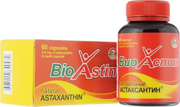 Bioastin Natural Astaxanthin - 60 Capsules