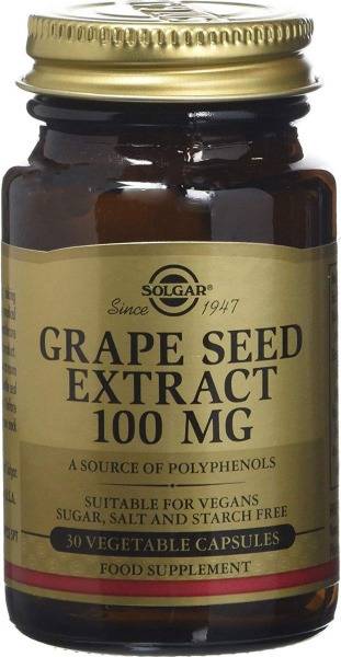 Solgar Grape Seed Extract 100mg - 30 Capsules