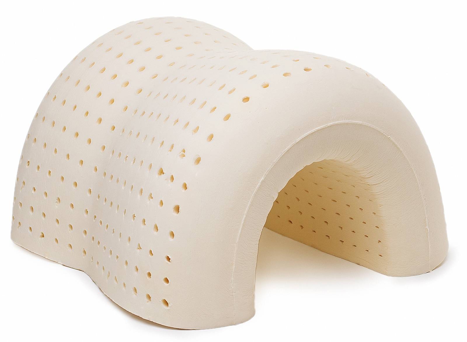 LIEN'A Ergonomic Orthopedic Pillow, 100% Natural Latex, 39x60 cm, 10/12 cm Contoured #4