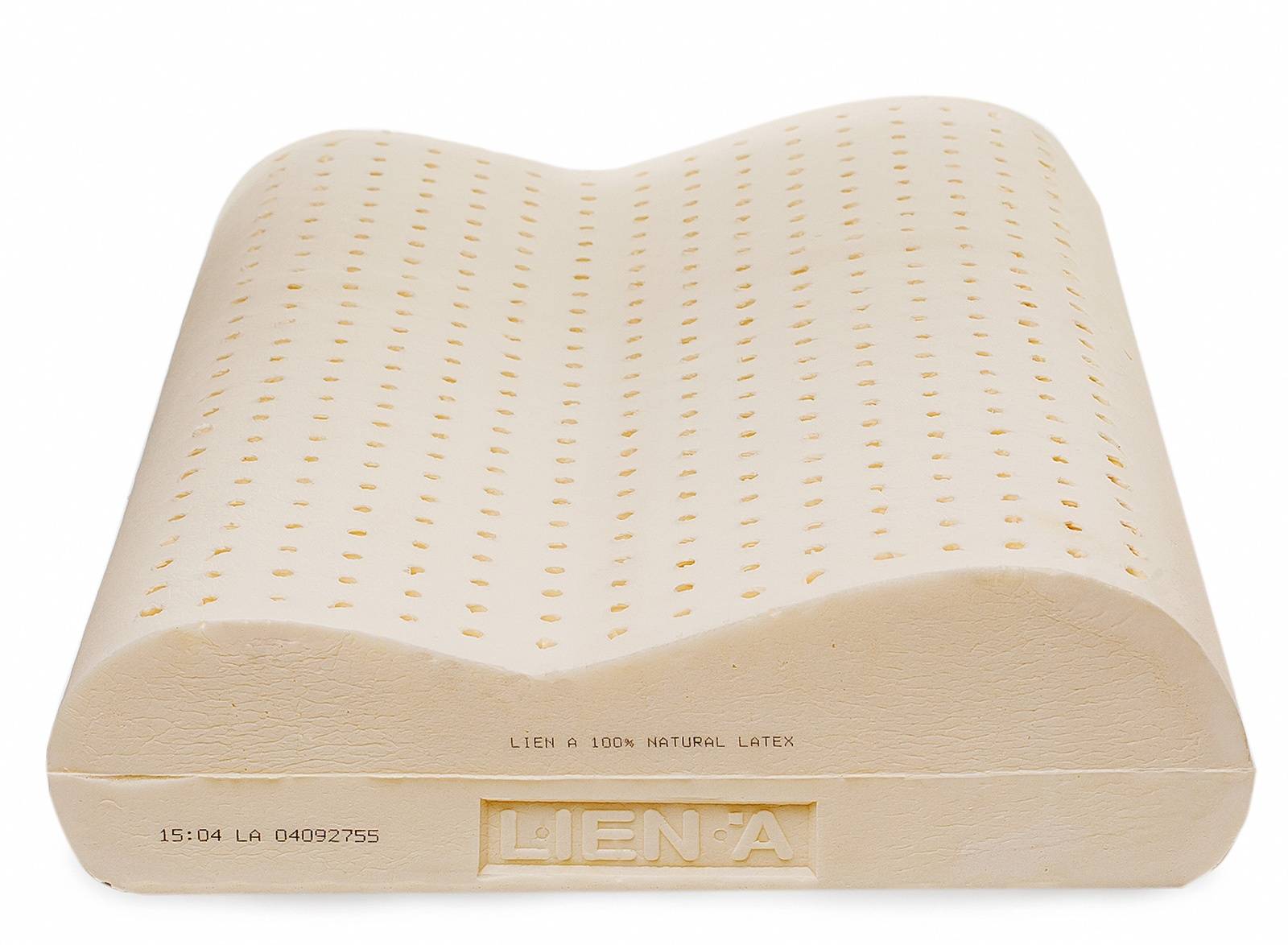 LIEN'A Ergonomic Orthopedic Pillow, 100% Natural Latex, 39x60 cm, 10/12 cm Contoured #3