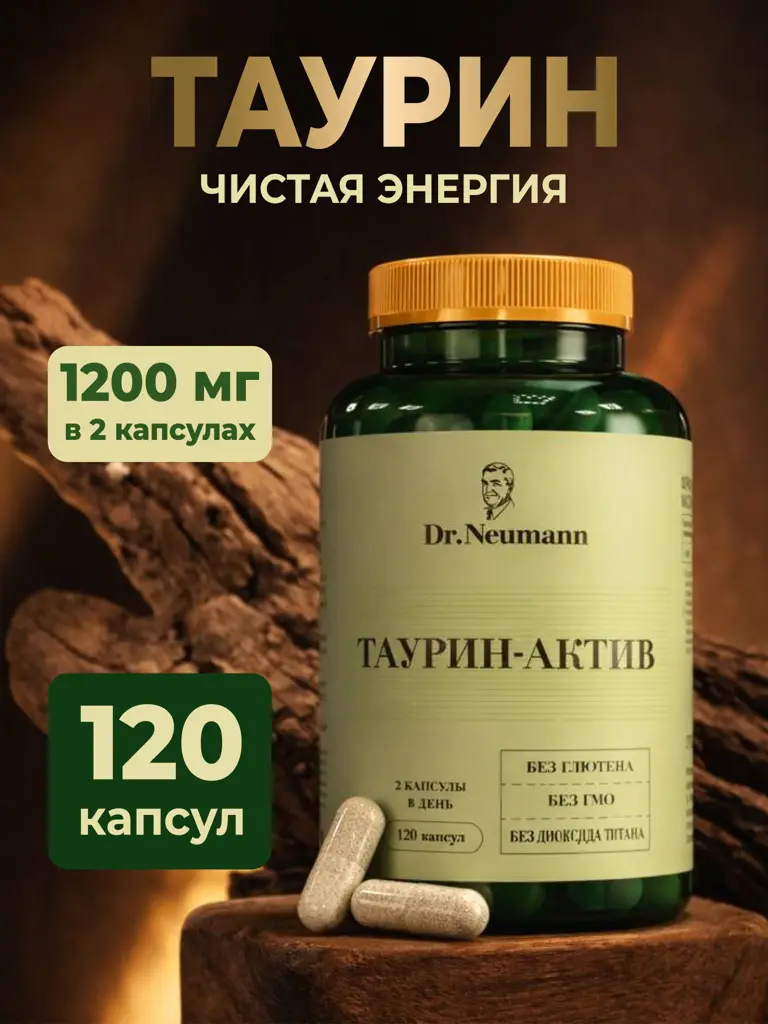 Dr.Neumann Taurine-Active Capsules, 120 Capsules #1