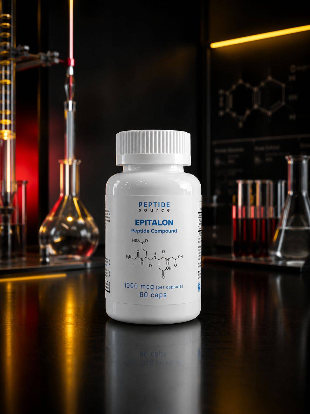Peptide Source Epitalon 1000mcg Capsules, 60 Count