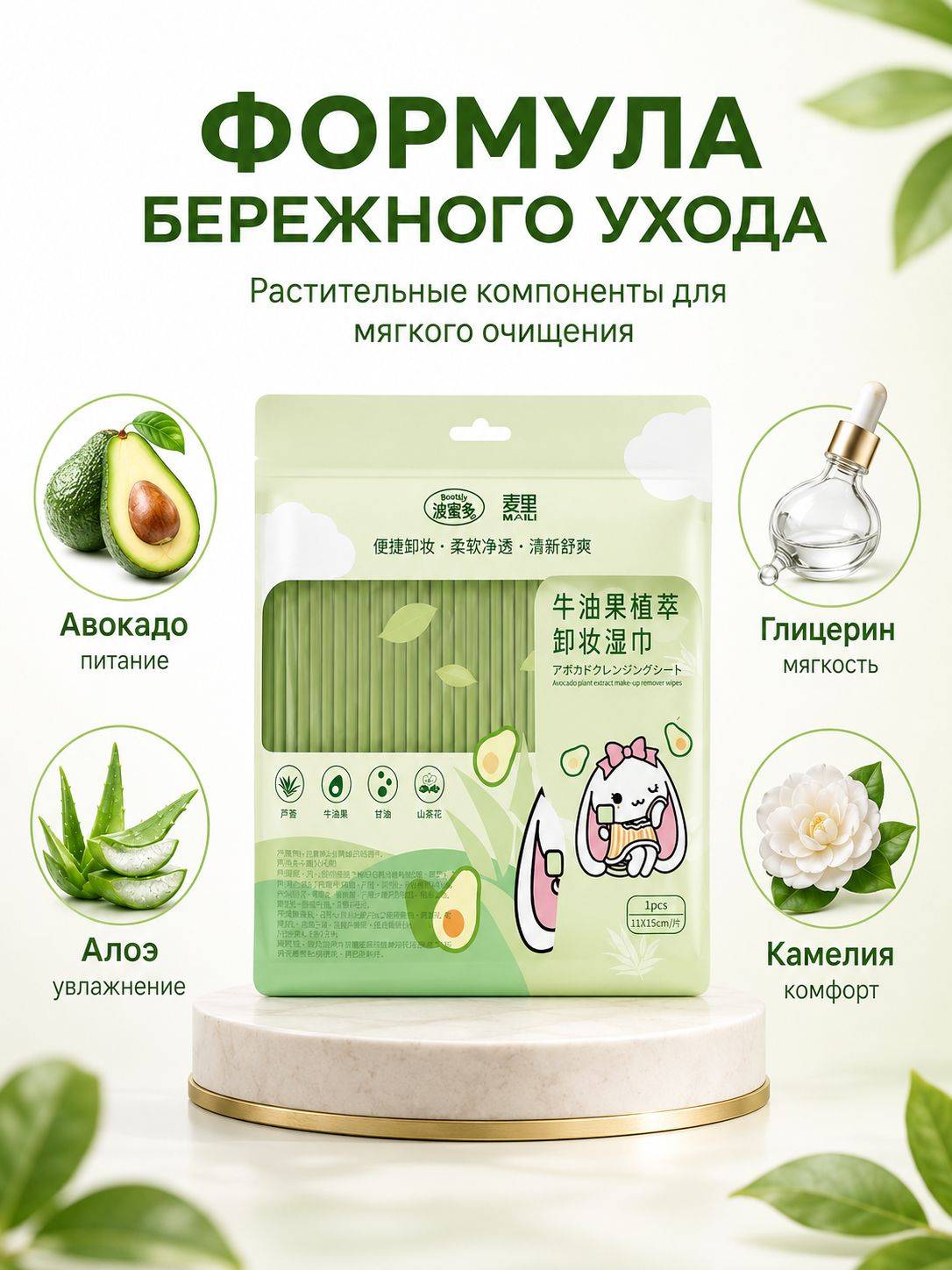 Makeup Remover Wipes 20 ml
