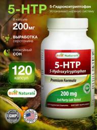 Best Naturals 5-HTP Complex Capsules 120 Pack 200 mg, 120 Count #1