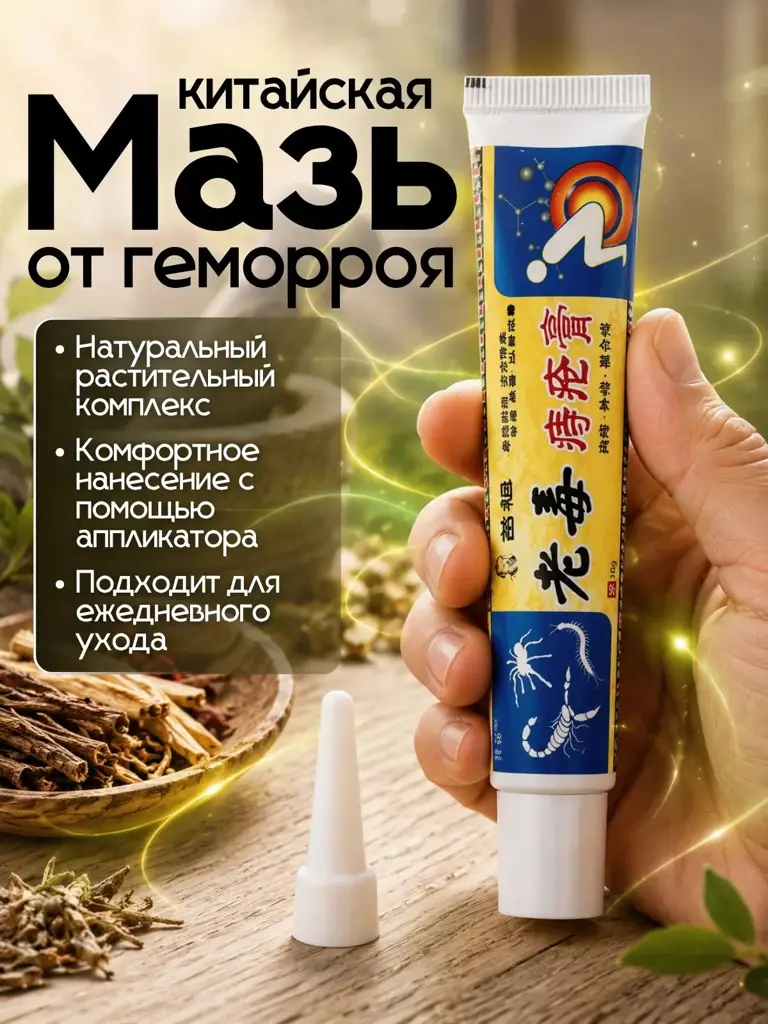 Chinese Musk Hemorrhoid Ointment 20 ml Pack of 1 #1