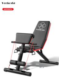 6-in-1 Folding Strength Bench for Press and Abs #1