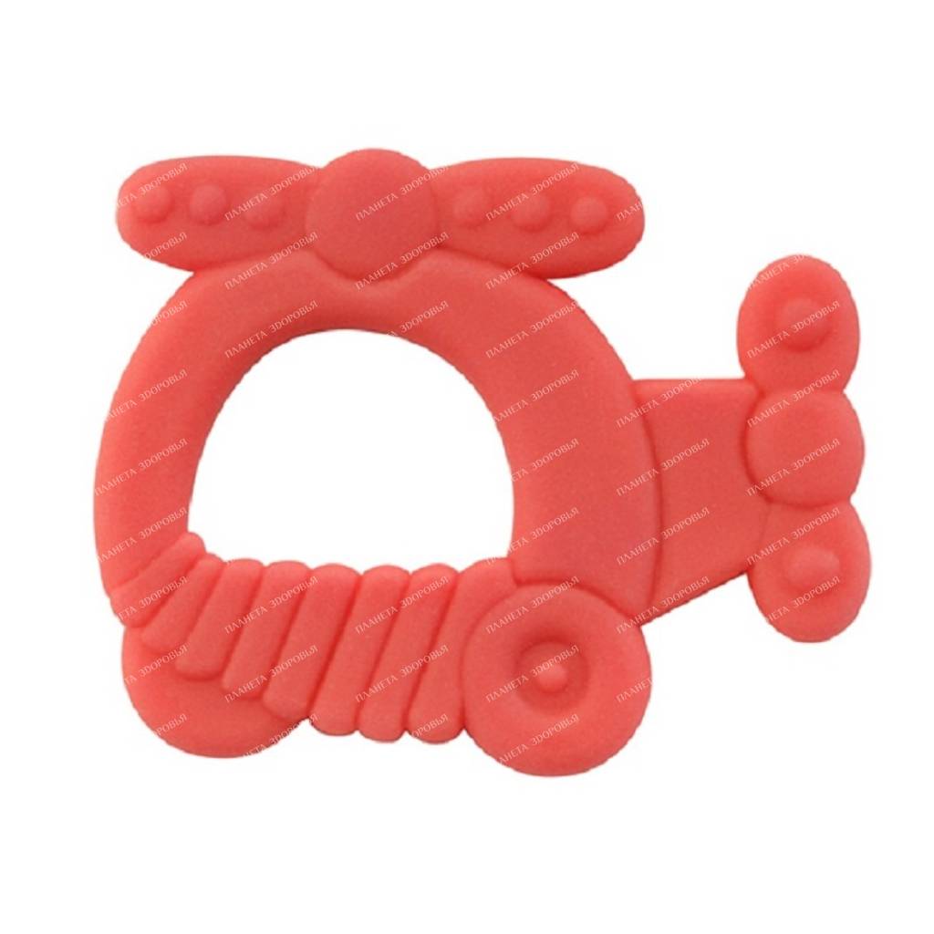 POMA Teether (massager for gums) silicone "Helicopter" 4+, art. 813, 1 piece