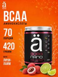 ANANO BCAA Powder Lychee Lime 420 g Pack of 5 #1