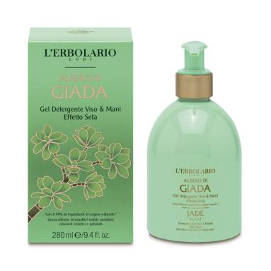 L'Erbolario Jade Tree Facial and Hand Cleansing Gel 280 ml