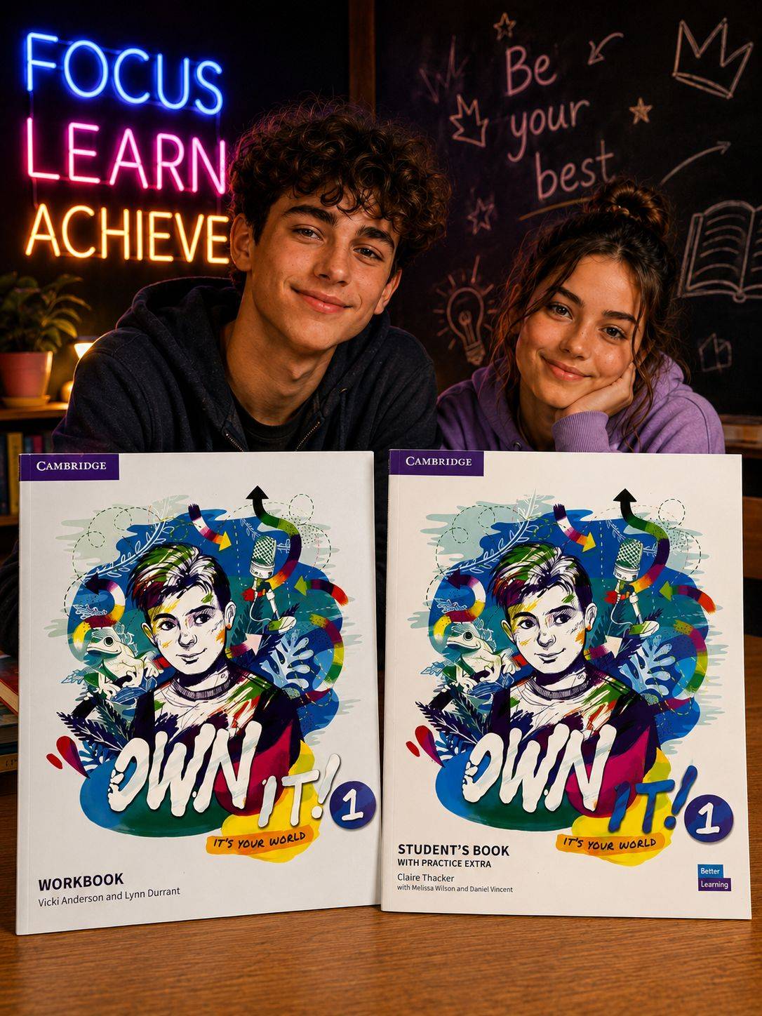 Own it 1, Student's Book, Workbook + CD ( учебник, раб.тетрадь и диск ) | Own It! Level 1 Student's Book and Workbook with Audio CD