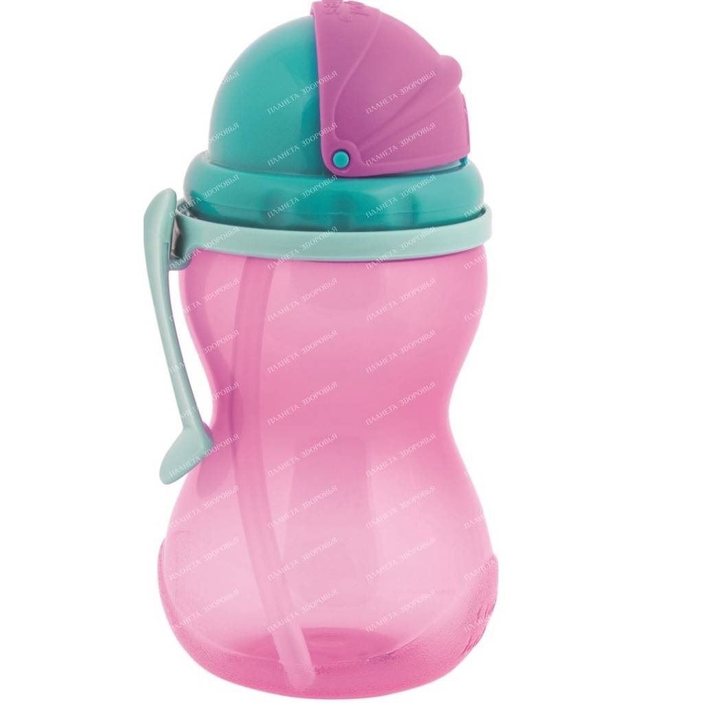 Canpol babies Drinking cup (sports with folding tube) 56/113 (pink)