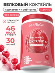 LeafToGo Protein Shake Powder, Raspberry, 30 Servings 450 g #1