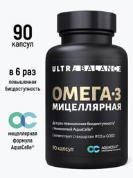 UltraBalance Micellar Omega-3 Capsules 90 Count #1