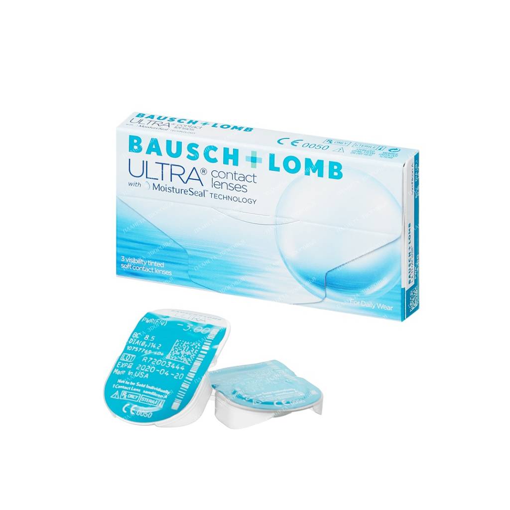 Soft contact lenses Bausch+Lomb ULTRA (samfilcon A) -0.75