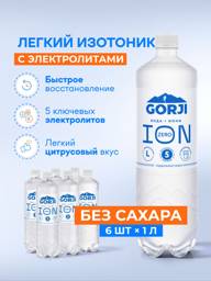 GORJI ION ZERO Sugar-Free Isotonic Drink with Electrolytes, 6 x PET Bottles Toner 1000 #1