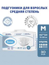 EURON Ultra Adult Incontinence Briefs, Size M, 30 Pack #1