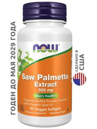 NOW Foods Saw Palmetto Extract 90 Capsules 320 mg #1