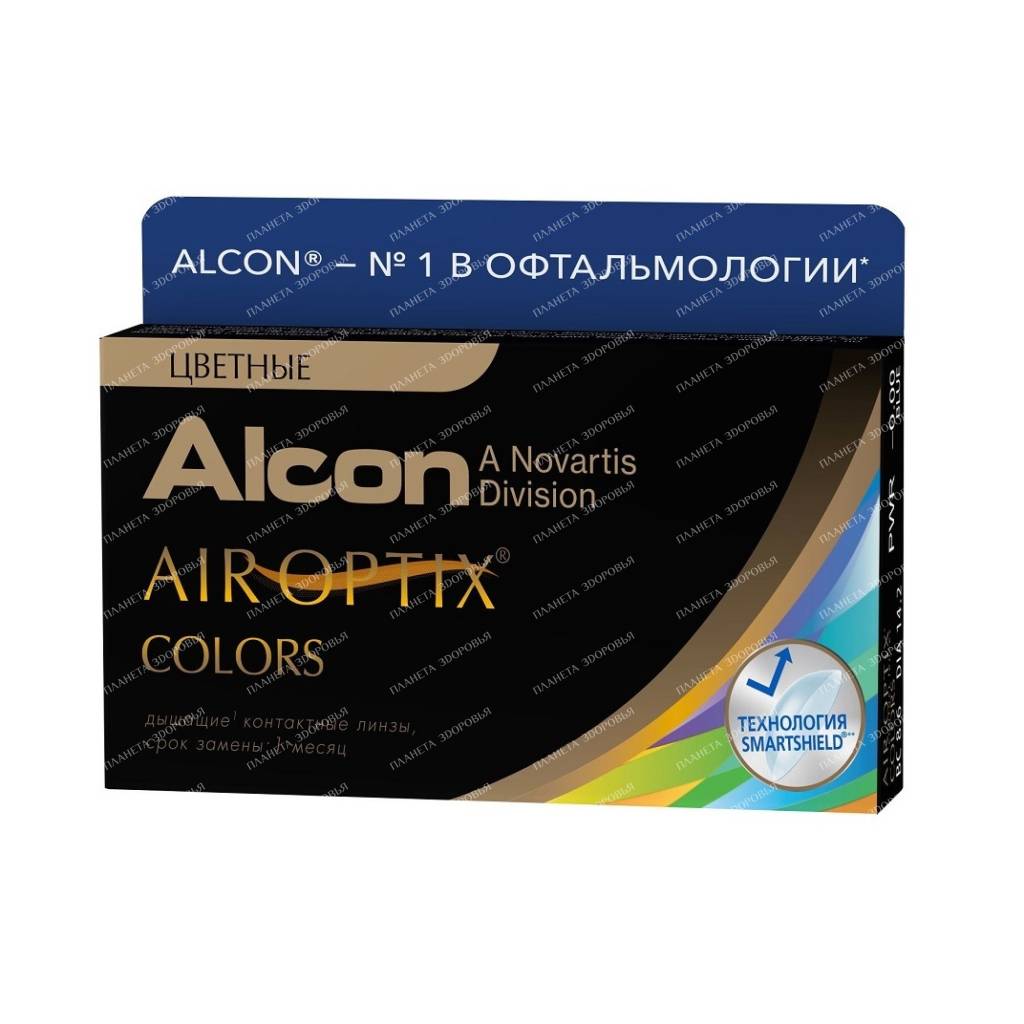 Contact lenses AIR OPTIX COLORS (Sterling Gray) -6.00