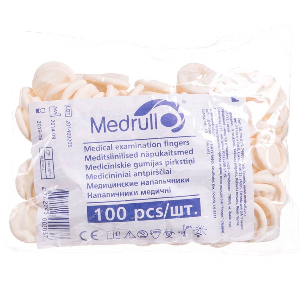 Medical fingertips Medrull №100