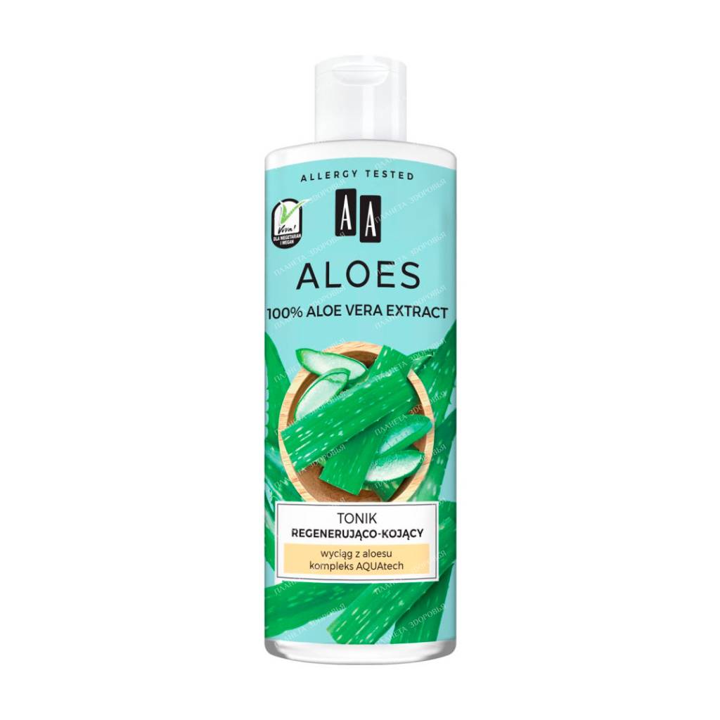 AA ALOES Regenerating and soothing tonic, 400 ml