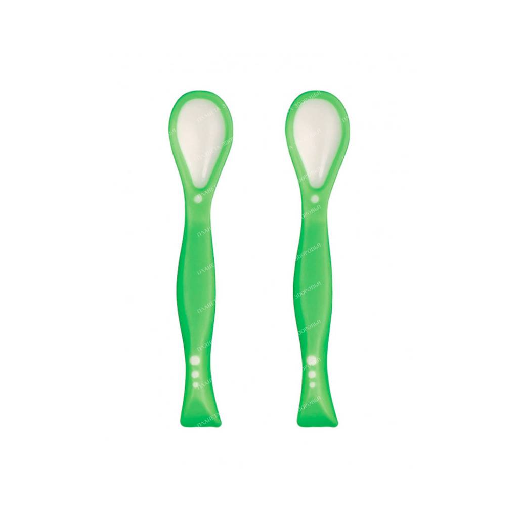 Happy Baby Feeding spoon set (grass), art.15003