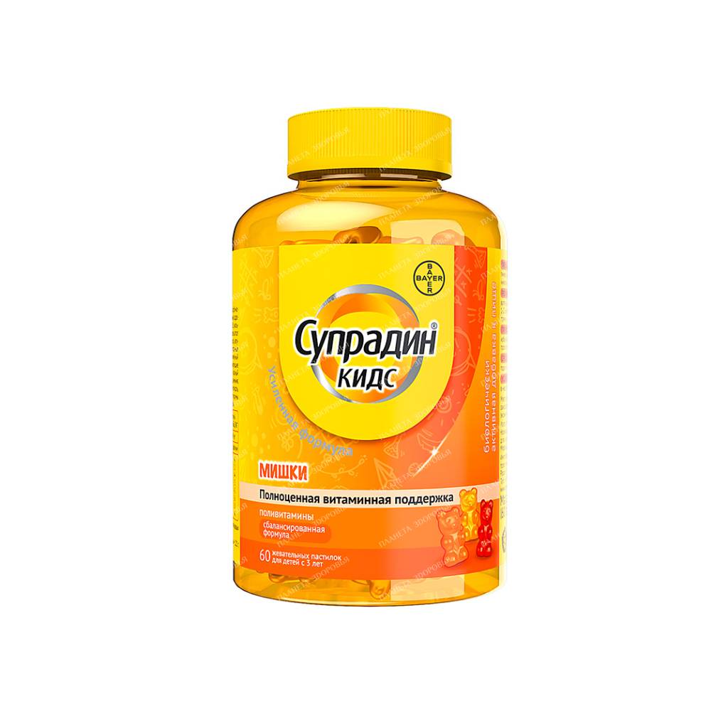 Supradin kids bears chewable lozenges №60