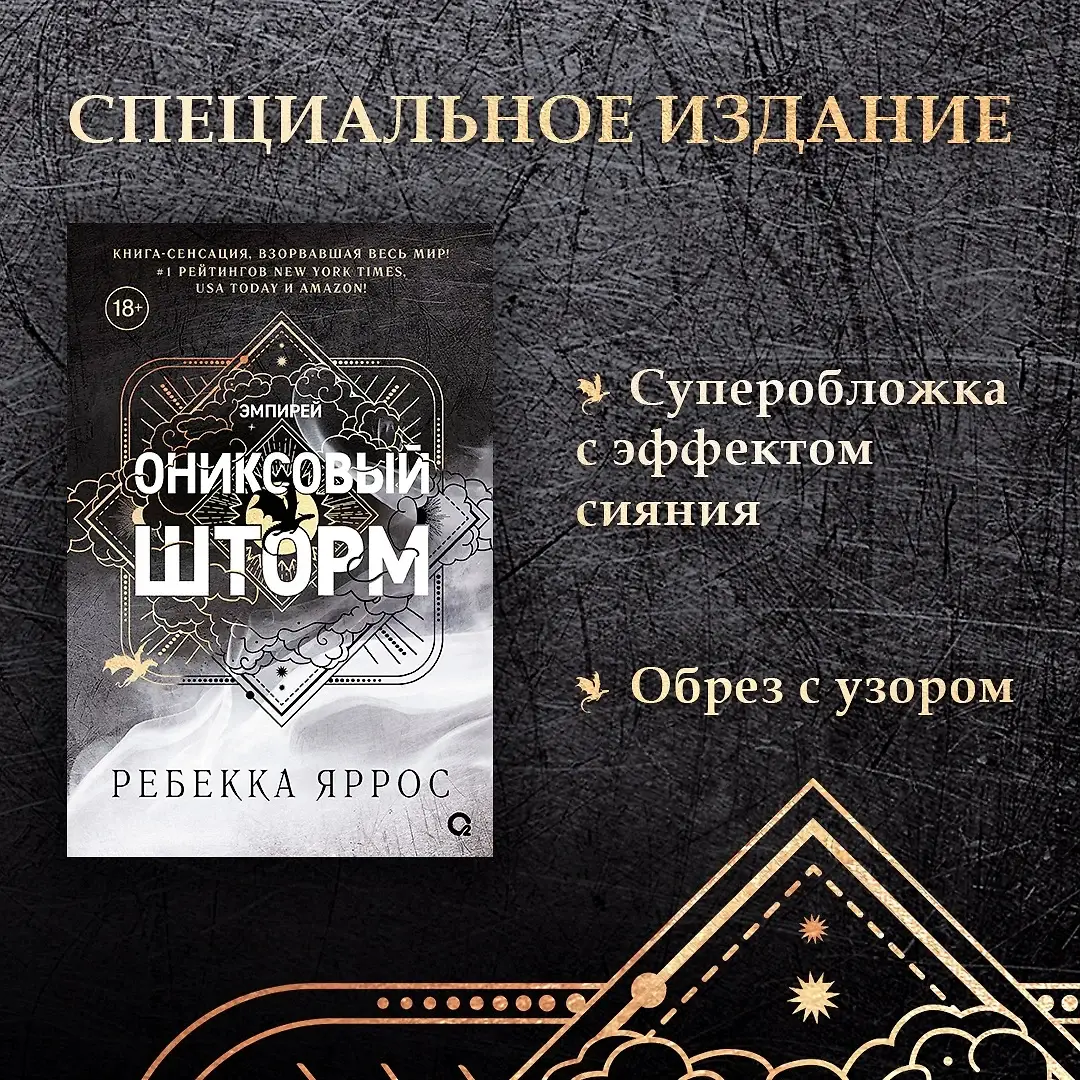 Ониксовый шторм (спец.издание, обрез с узором) фото книги 4