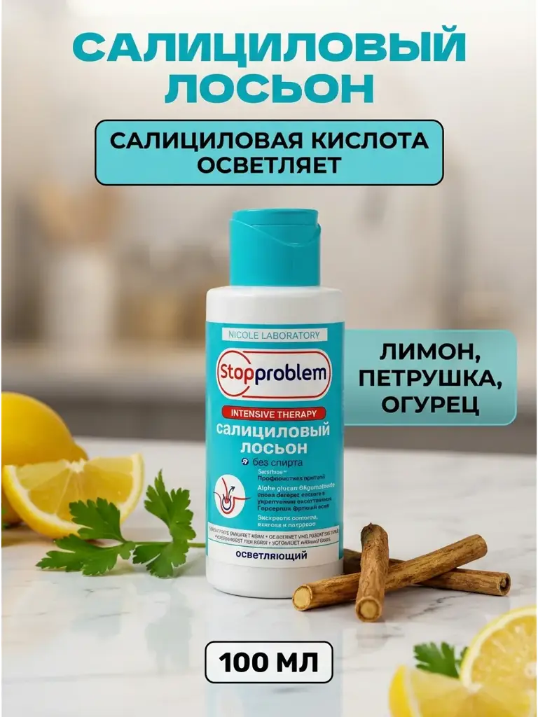 Stopproblem Salicylic Brightening Lotion 100 ml #1