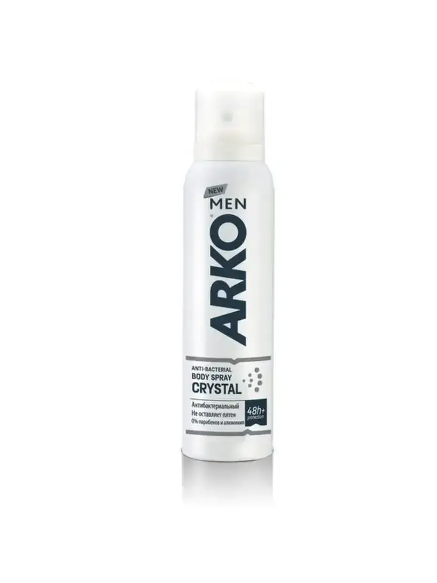 Arko Men Crystal Antibacterial Deodorant Spray, 150 ml