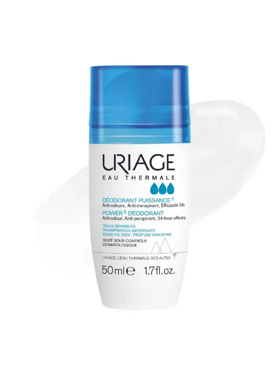 URIAGE Deodorant Puissance Roll-On, 50 ml