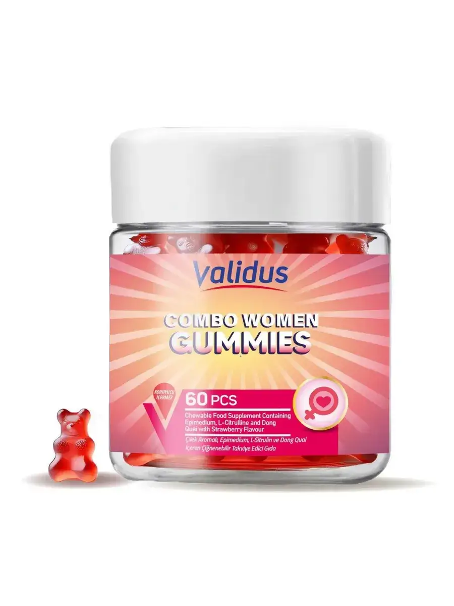 Validus Combo Women Multivitamin Gummies 60 Count