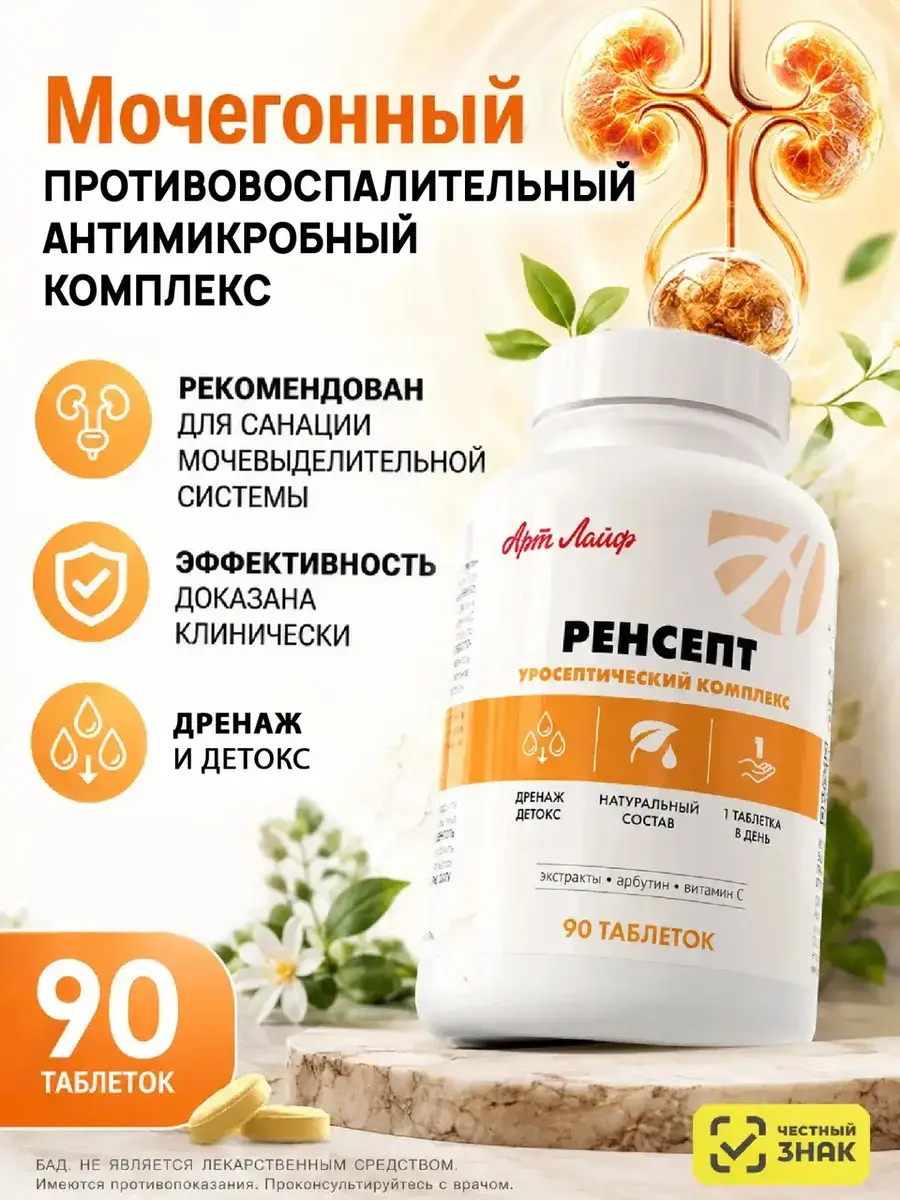 Art Life Rensept Herbal Complex Tablets 90 pcs