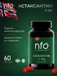 NFO Astaxanthin Capsules 4 mg, 60 Count #1