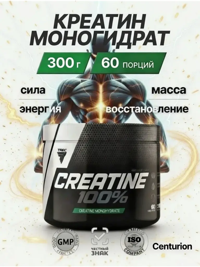 Trec Nutrition Creatine Monohydrate Powder, 300 g #1