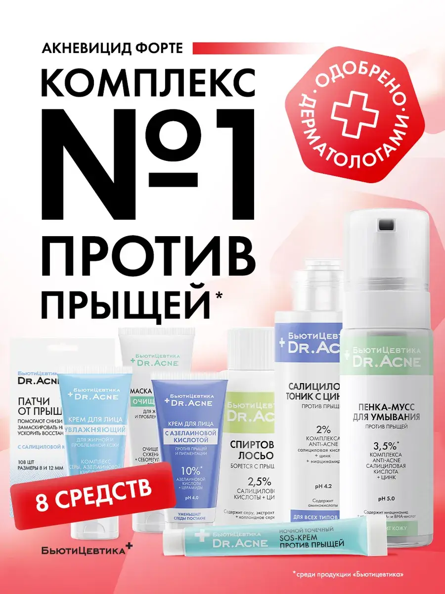 BeautyCevtika Acnevicid Forte Skincare Set Patches