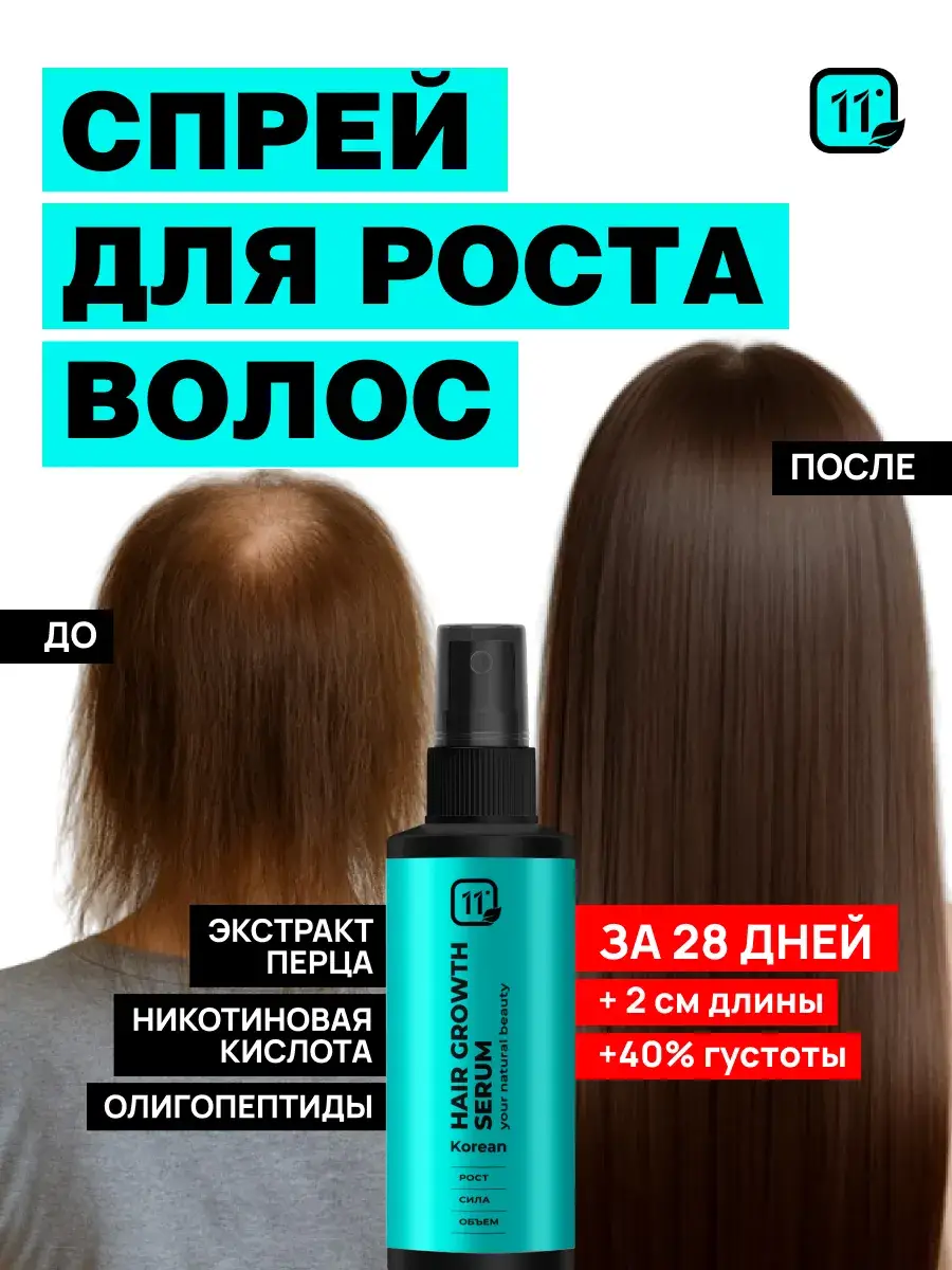 11i Professional Hair Growth Spray Serum