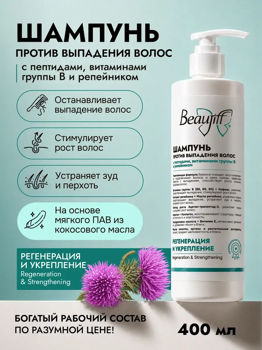 Beaujiff Hair Loss Shampoo 400 ml