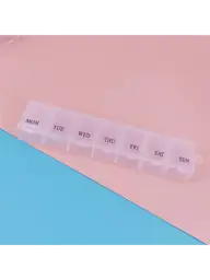 dawndesslo Weekly Pill Organizer, 7 Days, 15x3x2.3 cm Tablets #1