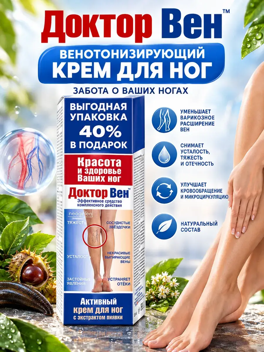 Doctor Ven Leg Cream 125 ml