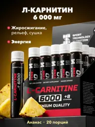 SPORTTECH Liquid L-Carnitine Ampoules Pack of 20 25 ml, 20 Count #1