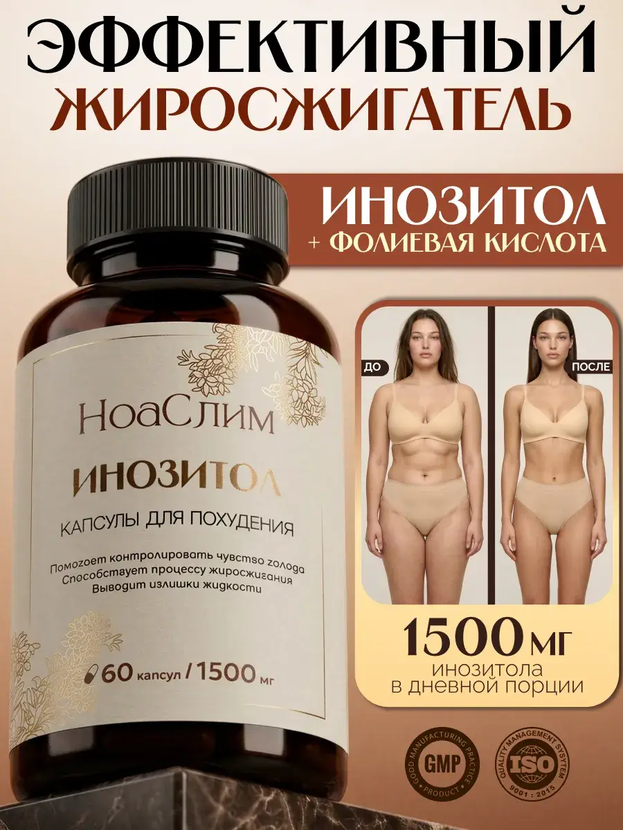 NoaSlim Inositol Hard Tablets 60 Count